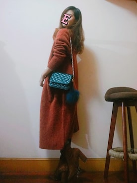 E F F I Eさん（レディース・163cm）の冬コーディネート