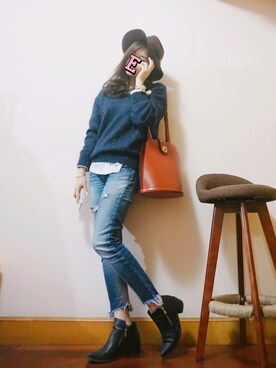 E F F I Eさん(レディース・163cm)の冬コーディネート