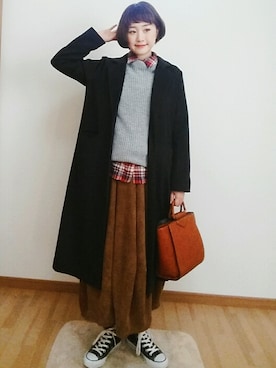 omi*さん（レディース・161cm）の冬コーディネート