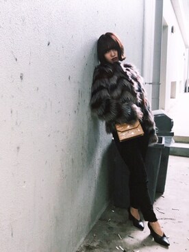 「FOREVER 21（フォーエバー トゥエンティーワン）のアイテム（その他アウター、ブラウン系）」を使った、@goodgirlririさん（レディース・157cm）の秋コーディネート