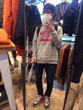 「栄」｜うださん（メンズ・165cm）の冬コーディネート