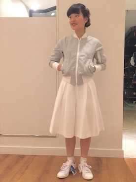 「beautiful people（ビューティフルピープル）のアイテム（その他アウター）」を使った、ショウコさん（レディース・160cm）の冬コーディネート