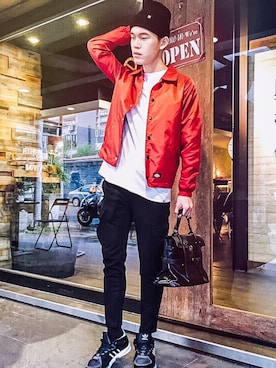 「Herschel Supply（ハーシェルサプライ）のアイテム（帽子）」を使った、patrickさん（メンズ・173cm）の秋コーディネート