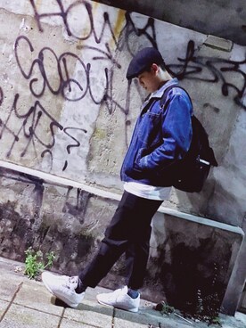 「士林夜市」｜Justinさん（メンズ・168cm）の春コーディネート