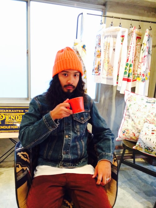 林宏哉 A Storeのニットキャップ ビーニーを使ったコーディネート Wear
