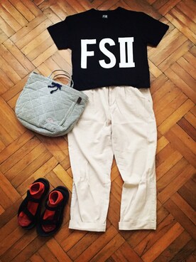 「Freestyle（フリースタイル）のアイテム」を使った、satonlyさん（レディース・161cm）の夏コーディネート