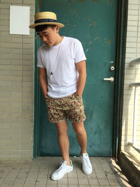 「hat」｜堂さん（メンズ・165cm）の夏コーディネート