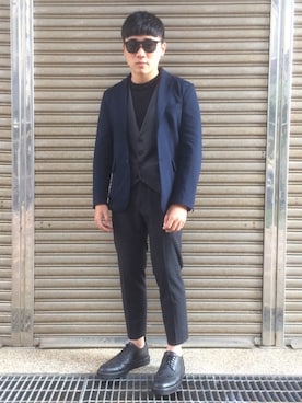 「vatic」｜堂さん（メンズ・165cm）の冬コーディネート