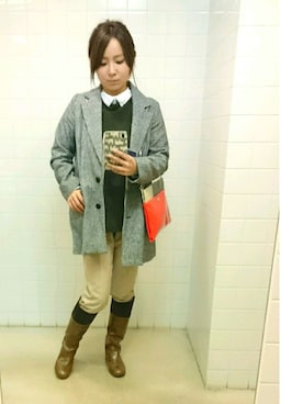 ぺすさん（レディース・155cm）の冬コーディネート