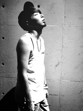 「STUSSY（ステューシー）のStock Pocket Tank（タンクトップ、ホワイト系）」を使った、oumahさん（メンズ・171cm）の冬コーディネート