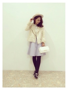 森山瑞紀さん（レディース・163cm）の冬コーディネート