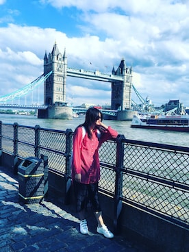 「Glamorous（グラマラス）のアイテム」を使った、Pennyさん（レディース・163cm）の夏コーディネート