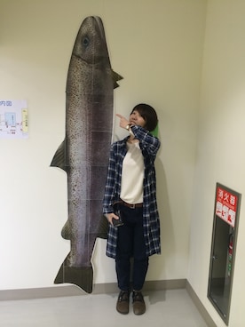 「アイテム（シャツワンピース）」を使った、ゆきさん（レディース・163cm・20代）の秋コーディネート