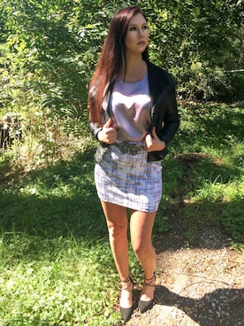 「pattern」｜「アイテム（その他アウター）」を使った、Thrifted & Taylor'dさん（レディース・165cm）の秋コーディネート