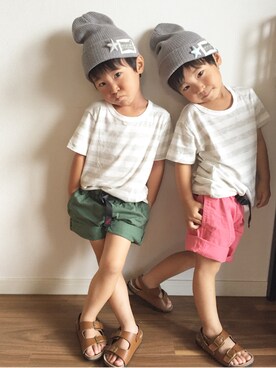 G&Rさん(キッズ・100cm)の夏コーディネート