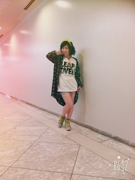 「AAA（トリプルエー）のアイテム（トップス）」を使った、momokAさん（レディース・148cm）の夏コーディネート