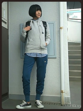 「アニオタ同盟」｜「アイテム（バッグ）」を使った、nikaさん（レディース・158cm）の春コーディネート