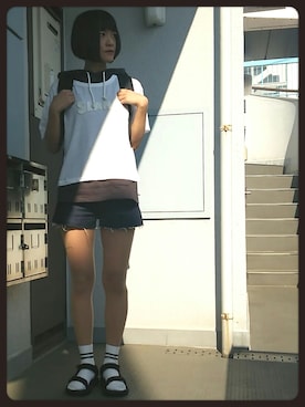 「アニオタ同盟」｜「アイテム（バッグ）」を使った、nikaさん（レディース・158cm）の春コーディネート