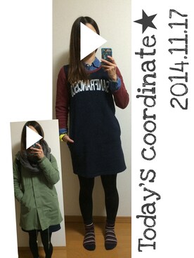 りさーずさん(レディース・154cm)の秋コーディネート