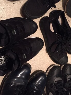「Reebok（リーボック）のアイテム（スニーカー、ブラック系）」を使った、NAOTOさん（メンズ・163cm）の秋コーディネート