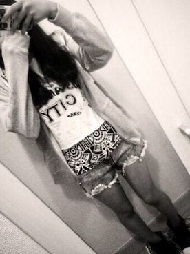 「monkey bite（モンキーバイト）のアイテム」を使った、AKMちゃんさん（レディース・159cm）の冬コーディネート