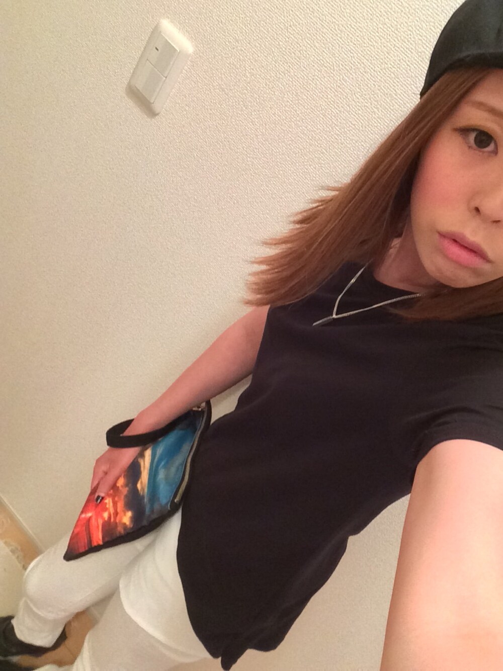 「FIG&VIPERのレイヤードT			（Tシャツ/カットソー、ブラック系）」を使った、AKMちゃんさん（レディース・159cm）の夏コーディネートの1枚目の写真