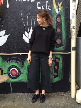 「プラットフォーム」｜「アイテム（その他シューズ）」を使った、sayuri suzukiさん（レディース・161cm）の夏コーディネート