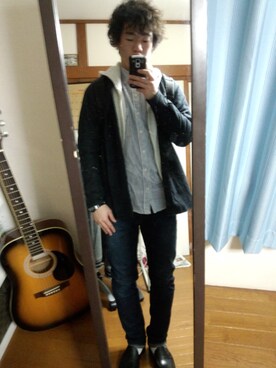 jin kawasakiさん(メンズ・170cm)の冬コーディネート