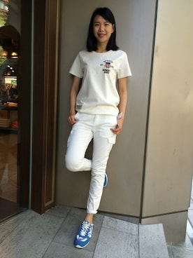 Hana Chuさん(レディース・168cm)の春コーディネート