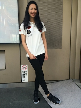 Hana Chuさん（レディース・168cm）の春コーディネート