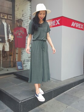 Hana Chuさん（レディース・168cm）の春コーディネート