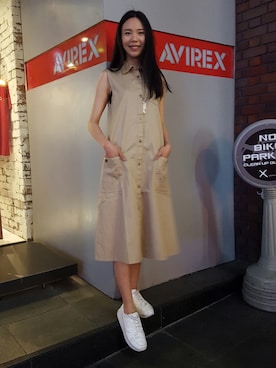 Hana Chuさん(レディース・168cm)の春コーディネート