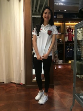 Hana Chuさん（レディース・168cm）の夏コーディネート