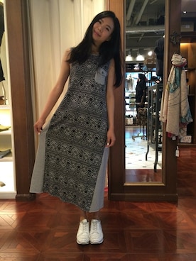 Hana Chuさん(レディース・168cm)の夏コーディネート