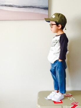 かず。さん（キッズ・100cm）の夏コーディネート