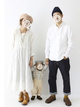 「FUN（ファン）のアイテム」を使った、fuuさん（キッズ・80cm）の秋コーディネート