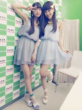 「ESPERANZA（エスペランサ）のアイテム（パンプス）」を使った、前田希美さん（レディース・158cm）の夏コーディネート
