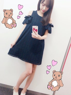 「NICE CLAUP（ナイスクラップ）のアイテム」を使った、前田希美さん（レディース・158cm）の夏コーディネート