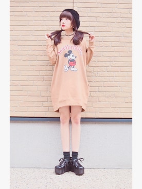 前田希美さん（レディース・158cm）の秋コーディネート