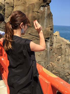 「Sheta（シータ）のアイテム（ワンピース/ドレス）」を使った、ばにゃにゃさん（レディース・156cm）の夏コーディネート