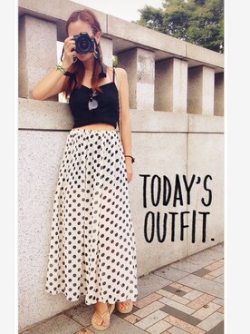 MAKIKO☻さん（レディース・162cm）の夏コーディネート