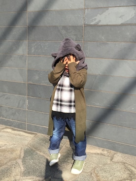 mariさん（キッズ・90cm）の冬コーディネート