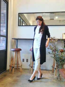 「FIL DE FER（フィルデフェール）のアイテム」を使った、miku.さん（レディース・168cm）の冬コーディネート