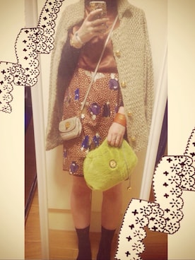 Momokoさん（レディース・156cm）の冬コーディネート