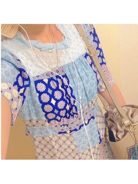 「Sretsis（スレッシス）のアイテム（ワンピース/ドレス）」を使った、Momokoさん（レディース・156cm）の夏コーディネート