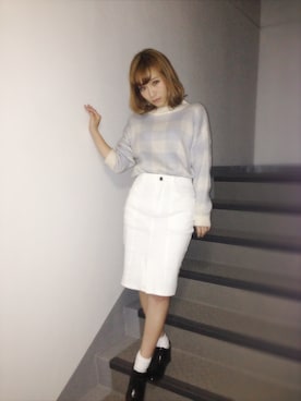 「#ソックス」｜鎌田安里紗(ありちゃん)さん（レディース・153cm）の春コーディネート