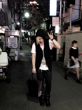 「GIVENCHY」｜「アイテム（その他アウター）」を使った、ʜᴀɴᴀ♛ᴇsᴛᴇʙᴀɴさん（メンズ・183cm）の夏コーディネート