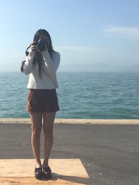 「UNION（ユニオン）のアイテム（シューズ）」を使った、Abbiebiebie Ngさん（レディース・159cm）の春コーディネート