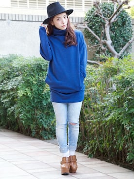 「B.I.D.（ビーアイディー）のアイテム」を使った、MINA HISATSUNEさん（レディース・153cm）の春コーディネート