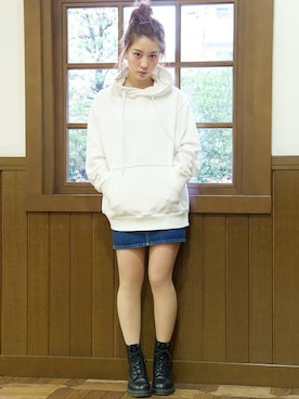 「B.I.D.（ビーアイディー）のアイテム」を使った、MINA HISATSUNEさん（レディース・153cm）の春コーディネート